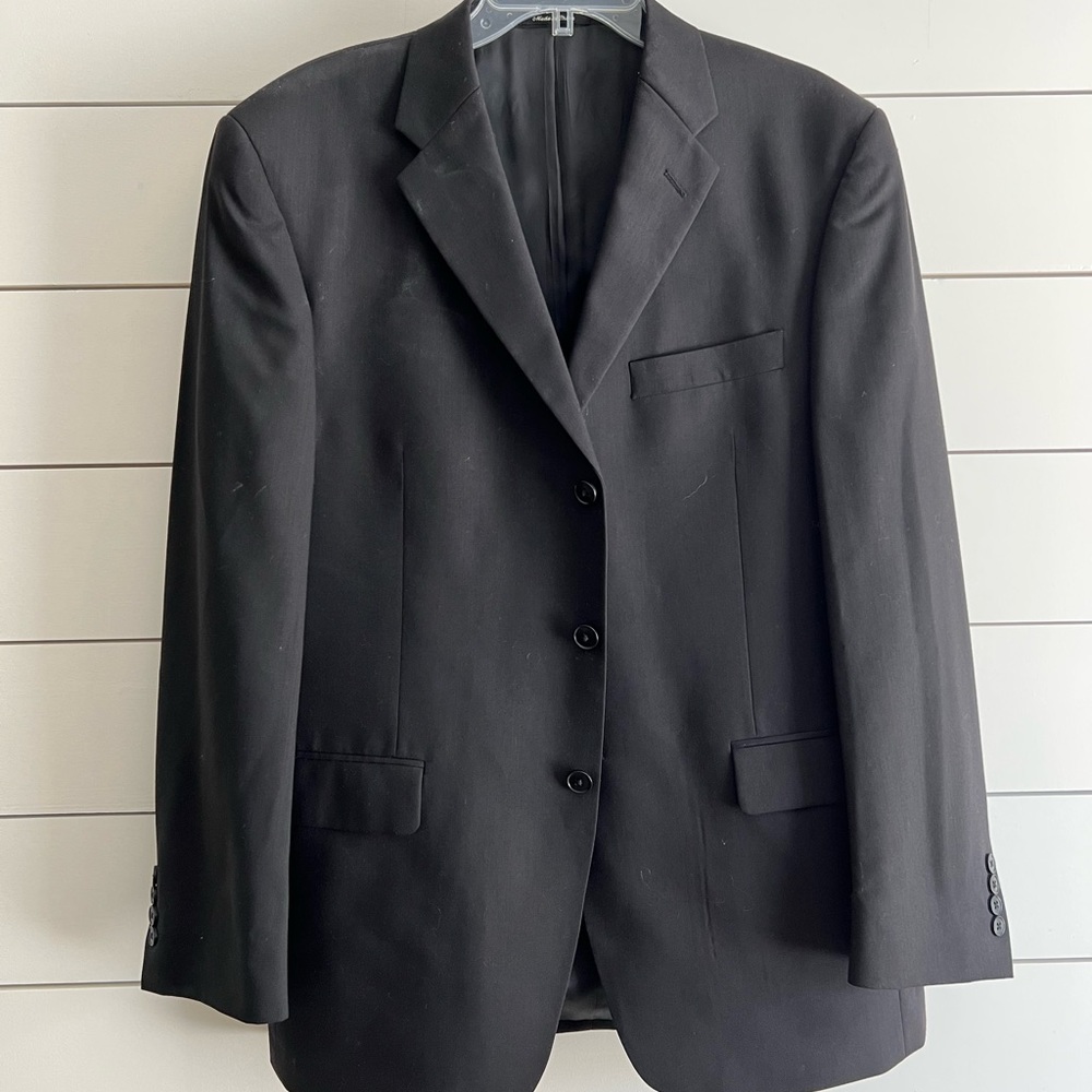 Black Axcess Suit Jacket Soze 42R